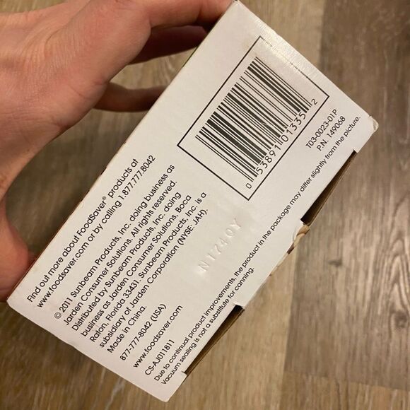 FoodSaver Wide-Mouth Jar Sealer T03-0023-01P NEW IN BOX - Picture 3 of 5